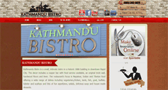 Desktop Screenshot of kathmandubistro.com